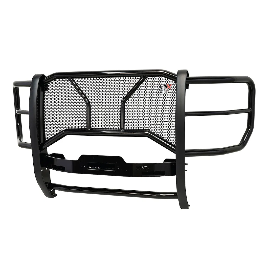 57-94105 – WESTIN Grille Guard, 1-Piece Powder Coated Black Steel 2 Inch Diameter With Brush Guard Without Skid Plate...